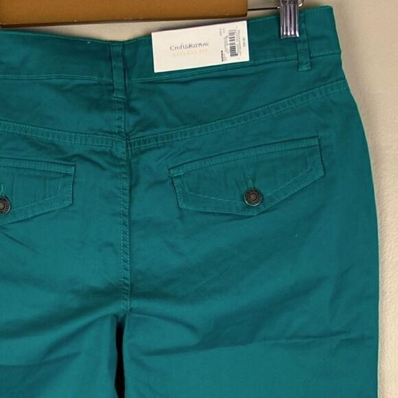 Croft & Barrow NWT Stretch Capri pants 8 - Picture 4 of 9